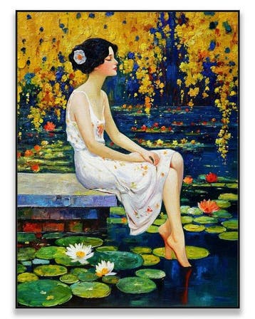 Pippo - Reverie at Still Waters, Antiek en Kunst