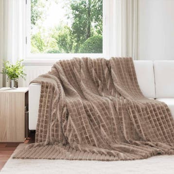 vidaXL Kleden 6 st Kameel 240 x 220 cm 8.63 kg Fleece, Verzenden, Nieuw, Bruin