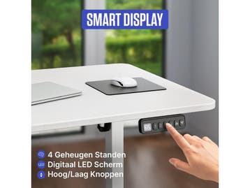 Stane Zit Sta Bureau Elektrisch Verstelbaar - 4, Verzenden, Zo goed als nieuw