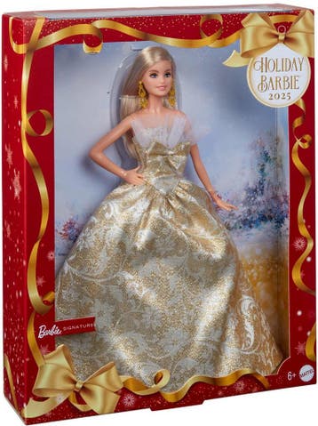 Barbie Signature - Feestelijke Holiday Barbiepop 2025, Kinderen en Baby's, Ophalen of Verzenden, Nieuw