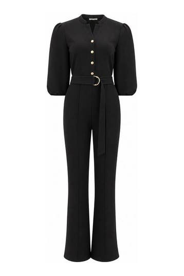 Aaiko Jumpsuit in maat XS Zwart, Aaiko, Verzenden, Zo goed als nieuw, Zwart