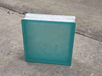 2 (50x) Glazen bouwblokken 24 x 24 x 8 Fidenza..., Nieuw