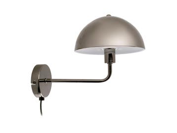 Leitmotiv Wandlamp Bonnet smokey grijs | Retourdeal 25%, Verzenden, Nieuw