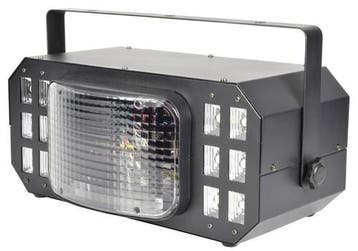 QTX Cortina 3 In 1 Wide Angle CREE LED Multi Effect UV DJ, Verzenden, Nieuw, Overige typen