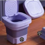 Opvouwbare Mini Wasmachine 8L Draagbaar met Centrifuge, Verzenden, Nieuw