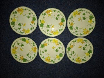 Villeroy & Boch - Bord (6) - Geranium - Porselein - Zes XL