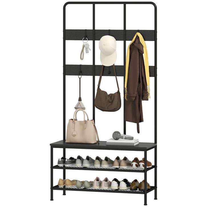 TRUUSK Garderoberek - Kledinghaken - Zitbank - Schoenenrek -, Huis en Inrichting, Kasten | Ladekasten, Nieuw, Verzenden