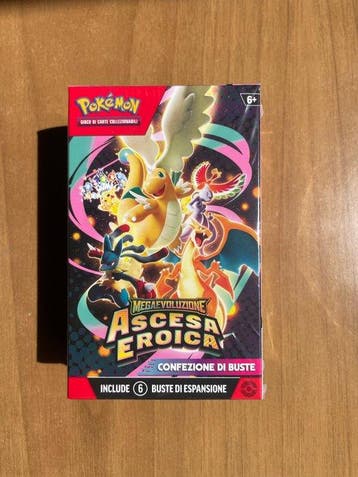 Pokémon - 1 Box - Megaevoluzione Ascesa Eroica Bundle Box 6, Nieuw