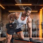 Verstelbare Halterset 30 kg – Gietijzeren Dumbbell Set Thuis, Verzenden, Nieuw