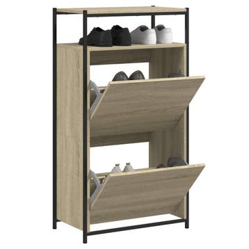vidaXL Schoenenkast Sonoma Eiken N/A, Verzenden, Nieuw