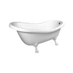 Vrijstaand Bad Sapho Retro 173x75x84 cm Wit met Leeuwenpoten, Ophalen of Verzenden, Nieuw, Overige typen