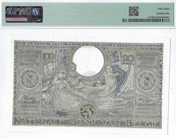 100 francs 1941-1943 - PMG 58, Verzenden