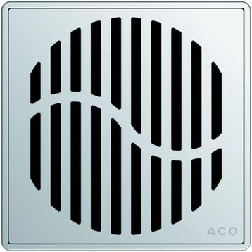 ACO Showerdrain Easyflow designrooster vierkant Wave, Ophalen of Verzenden, Nieuw