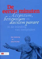 De eerste minuten 9789012100885 J. de Jong, Verzenden, Gelezen, J. de Jong