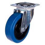 Zwenkwiel heavy 160mm blauw model, Verzenden, Nieuw