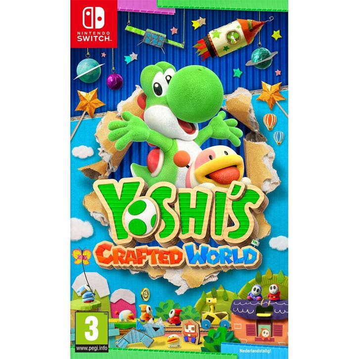 Switch Yoshis Crafted World, Spelcomputers en Games, Spelcomputers | Nintendo Switch, Zo goed als nieuw, Verzenden