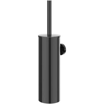 IVY Toiletborstelgarnituur - Wandmodel - Zwart Chroom, Ophalen of Verzenden, Nieuw