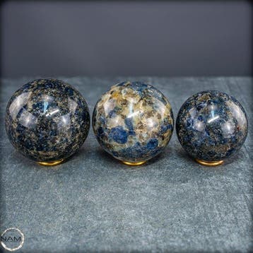 Edel cordierietset – Mystieke diepten in blauw en zilver-