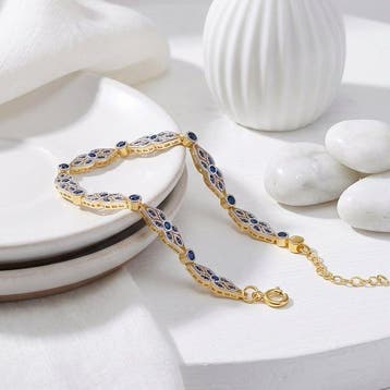 Zonder minimumprijs - Armband - 8 karaat Geel goud, 925, Sieraden, Tassen en Uiterlijk, Armbanden, Nieuw