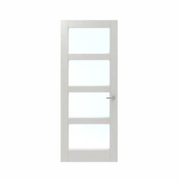 Lundia binnendeur Sanne 93x231,5 (Wit, Opdek linksdraaiend), 80 tot 100 cm, 215 cm of meer, Binnendeur, Nieuw