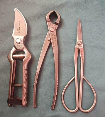 Harada Ippo 3-Piece Bonsai Tool Set - Houtwerkset (3)