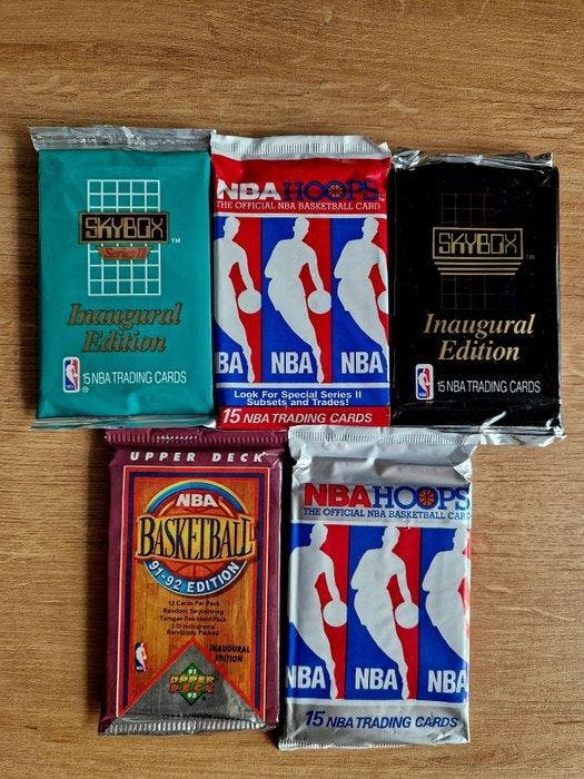 1991/92 Upper Deck NBA Hoops Larry Bird, Dennis Rodman,, Verzamelen, Stickers