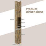 LIVSK Hoge Badkamerkast - Toiletpapierhouder - Verstelbare P, Verzenden, Nieuw