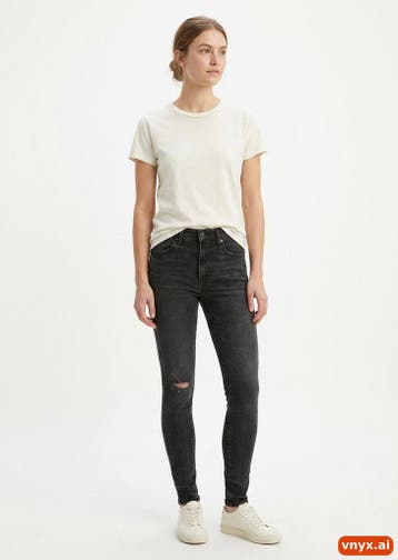 Levis Jeans Dames maat WW26 / L27 Zwart Vintage, Ophalen of Verzenden, Nieuw