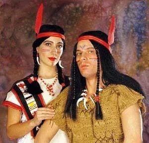 Indianenpruik dame / heer, Verzenden, Nieuw