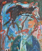 Dominique Chan (1950) - abstracte compositie