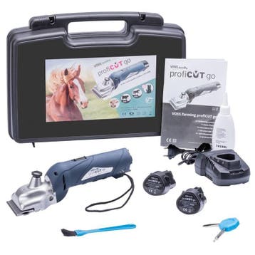 VOSS.farming profiCUT go paarden scheermachine Li-Ion accu, Verzenden, Nieuw, Scheerapparatuur