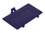 Gameboy Pocket Battery Cover - Dark Purple/Blue, Spelcomputers en Games, Ophalen of Verzenden, Nieuw