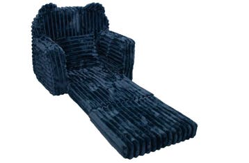 Blauw Kinderfauteuil | Comfort Slaapbank | Beperkte Voorraad, Huis en Inrichting, Fauteuils, Overige materialen, Minder dan 75 cm