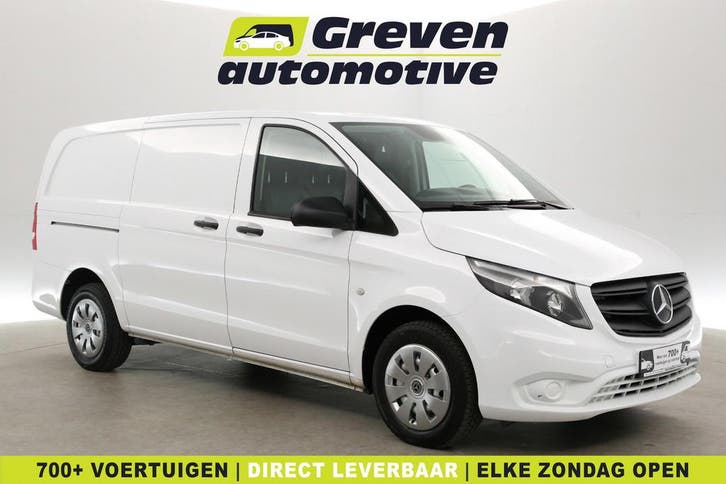 Mercedes-Benz Vito 114 CDI Lang  Aut.  Airco  Cruise  3 Zits, Auto's, Bestelauto's, Te koop, Automaat, Diesel, Wit, Mercedes-Benz