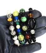 Armbanden-kwarts-onyx-agaat-jade- GEEN RESERVEPRIJS
