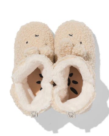 HEMA Nijntje kindersloffen teddy beige, Verzenden, Nieuw