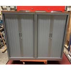 (MDK-107266) Set van 2 opbergkasten met kersenhouten topb..., Ophalen of Verzenden, Gebruikt