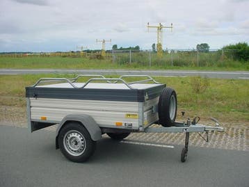 Saris bagagewagen afm. 184x112x50cm 750kg (ex-verhuur no.17), Auto diversen, Ophalen, Gebruikt
