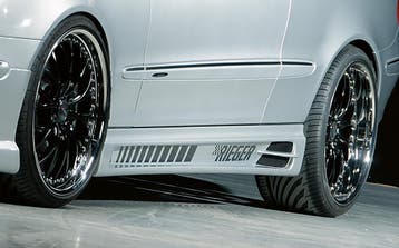 Rieger side skirt | CLK-Klasse (W209): 00.02-06.04 (tot Face, Verzenden, Nieuw, Mercedes-Benz