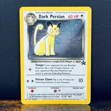 Pokémon Card - Dark Persian Holo 17 – Pokémon, Nieuw