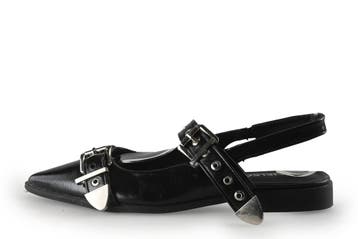 Nelson Slingbacks in maat 39 Zwart, Verzenden, Zwart, Zo goed als nieuw, Nelson