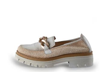 Hispanitas Loafers in maat 38 Wit, Kleding | Dames, Verzenden, Wit, Hispanitas, Overige typen