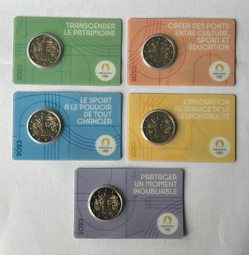 Frankrijk. 2 Euro 2023 Jeux Olympiques Paris 2024 (5