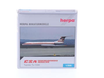 Schaal 1:500 Herpa 514347 CSA - Ceskoslovenske Aerolinie..., Ophalen of Verzenden, Zo goed als nieuw