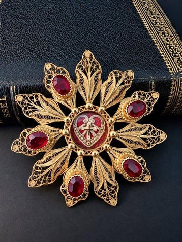 Reliekhouder - Legering - 1850-1900 - S. Crucis D.N.J.C., Antiek en Kunst