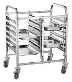 Dubbele regaalwagen | RVS |12 x GN 1/1 | 740 x 550 x 940 mm, Verzenden, Nieuw in verpakking