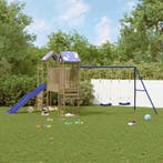 vidaXL Speelhuis geïmpregneerd grenenhout, Kinderen en Baby's, Speelgoed | Buiten | Speeltoestellen, Verzenden, Nieuw