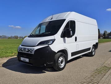 Fiat Ducato 2.2 MultiJet L2 H2 3.5t, Stof, Gebruikt, Wit, Onderhoudsboekje