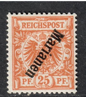 Duitse Koloniën - Marianen - Marianen Minr. 5 II b K *, Gestempeld