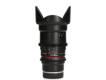 Samyang 35mm T1.5 AS UMC II - Sony FE - 1 jaar garantie, Ophalen of Verzenden, Zo goed als nieuw, Samyang